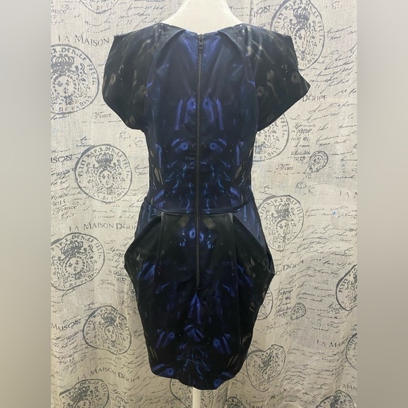 All SAINTS SPITALFIELDS | Silk Cocktail Mini Dress - Picture 2 of 4